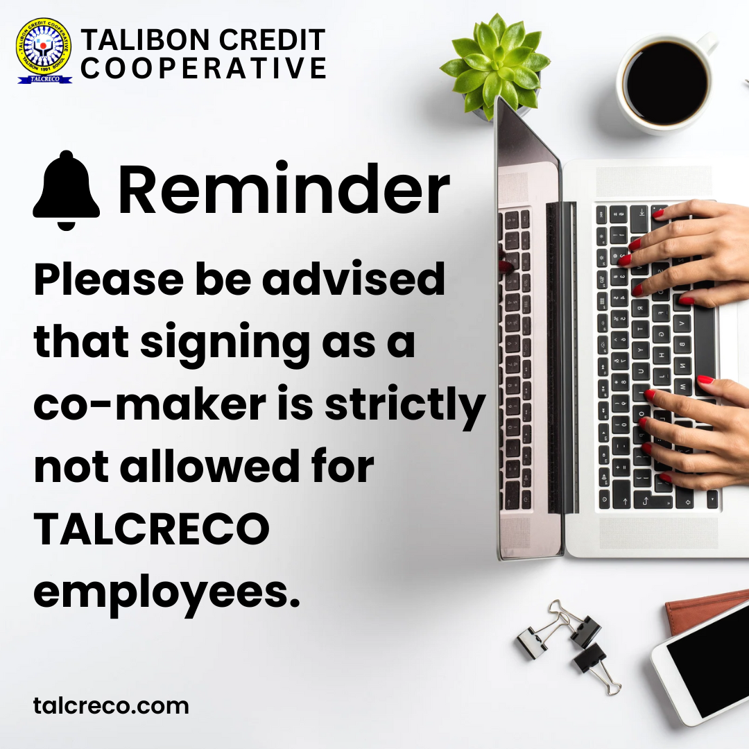 TALCRECO DAILY REMINDER