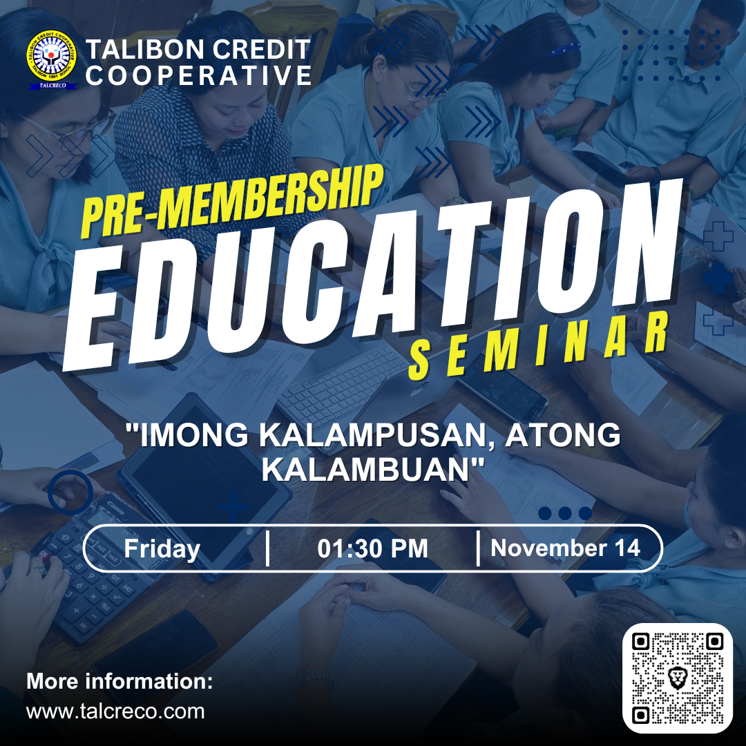 📣 JOIN OUR PRE-MEMBERSHIP EDUCATION SEMINAR (PMES)!